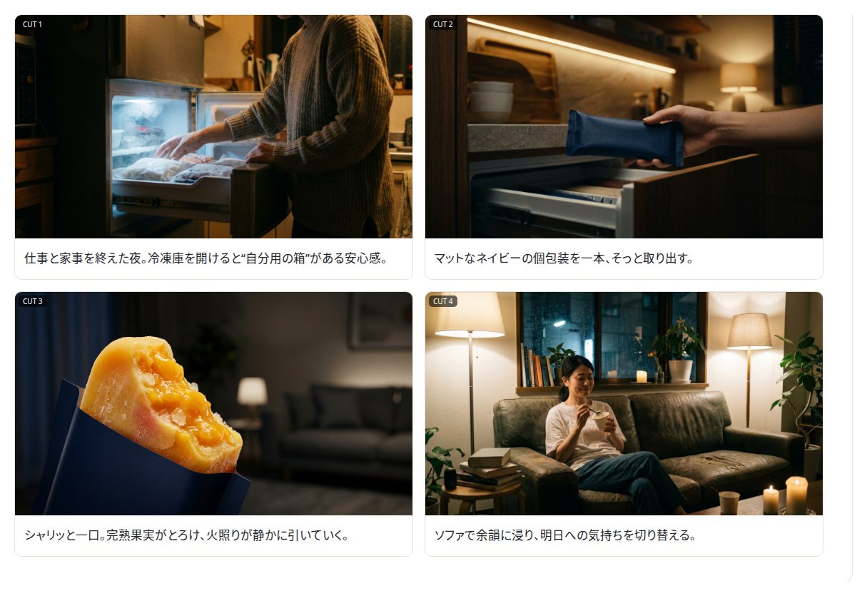 MemoryTrace Studioの体験設計ストーリーボード画面